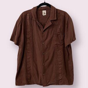 Dandy Del Mar Cuban Guayabera Style Shirt - Men's Large but Fits like Medium